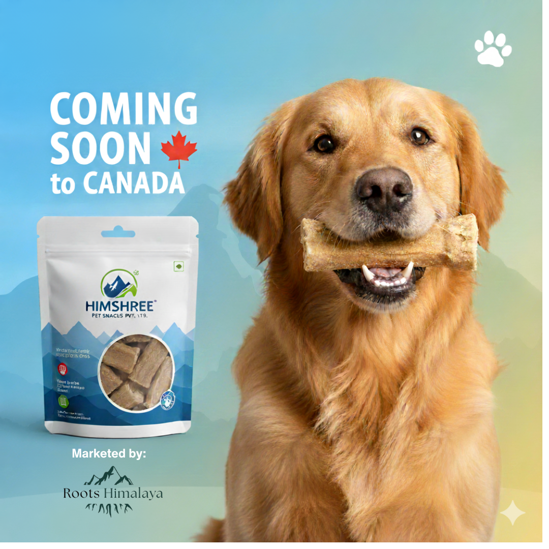 Dog Chew food Coming soon! Roots Himalaya Inc Canada